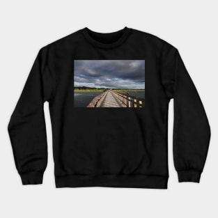 Boardwalk at Nisqually National Wildlife Refuge Crewneck Sweatshirt